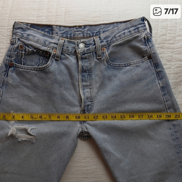 Levi's 501 Vintage See ALL Pics On Sizing 26 27 28 - Picture 4 of 15